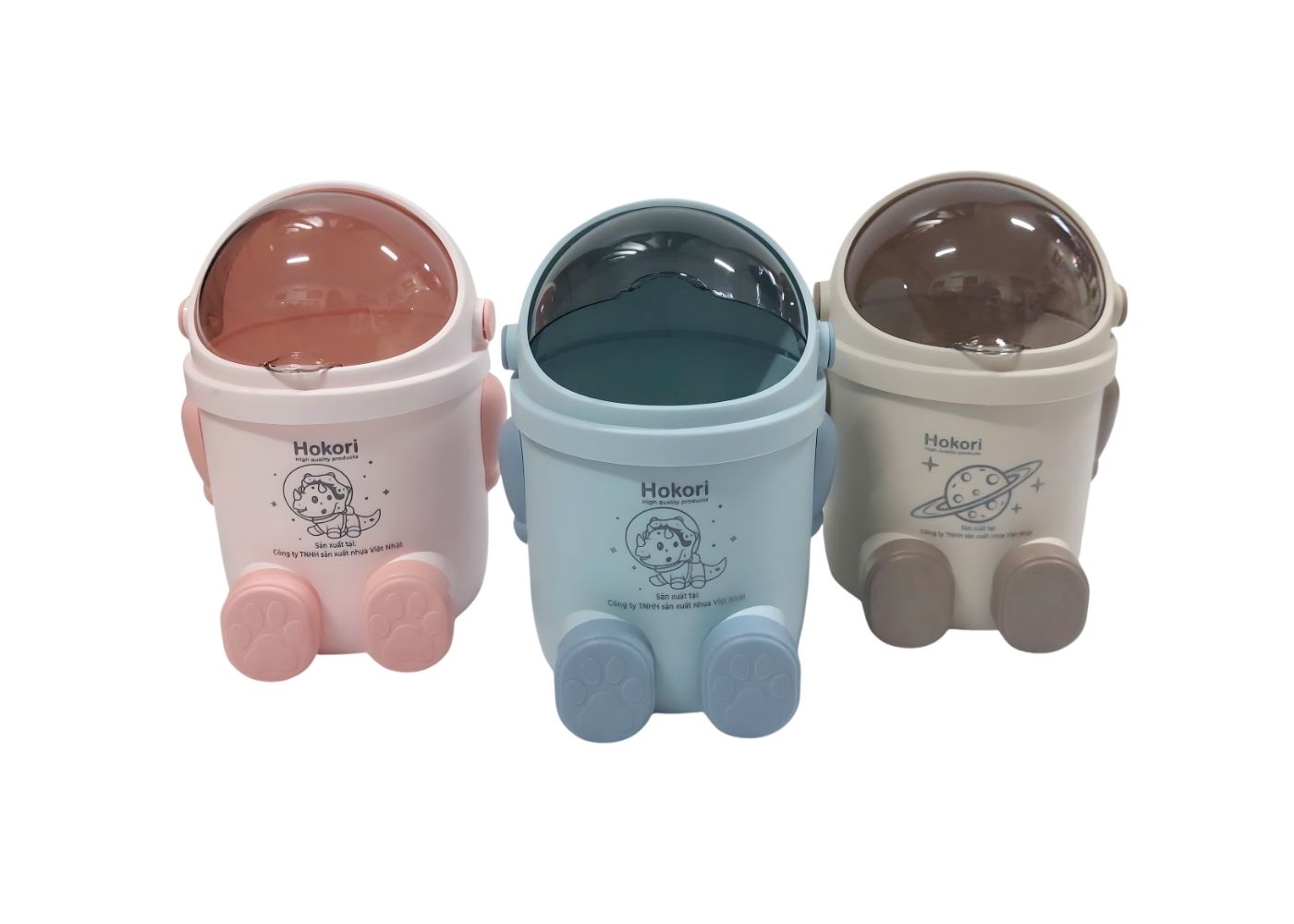 Thùng rác robot mini Hokori Việt Nhật 5268